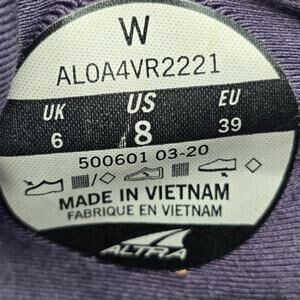 Altra Torin 4.5 Plush Shoes Women's 8 Gray Low Top Running Athletic Sneakers